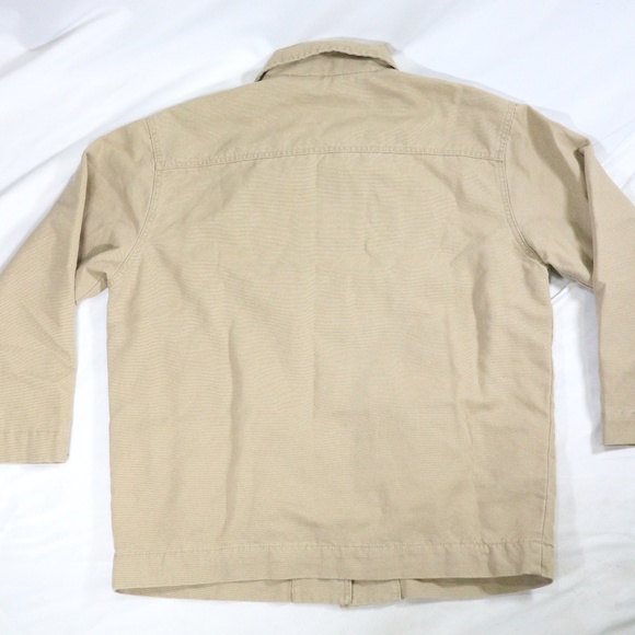 EDDIE BAUER Khaki Tan Button Down Jacket - Picture 8 of 8